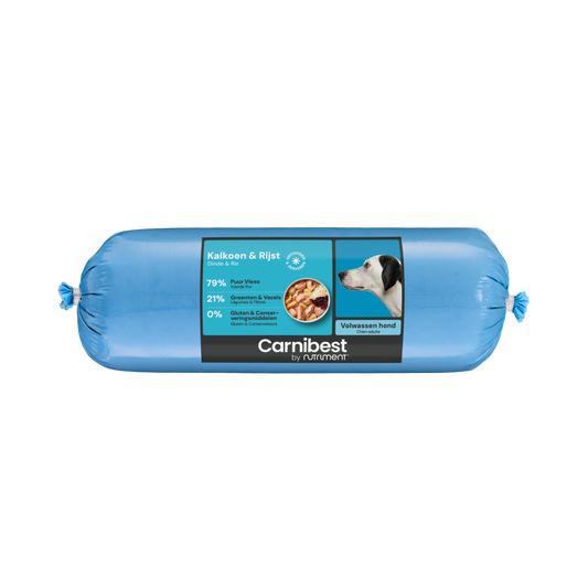 Kalkoen & Rijst 1000 gram (Omdoos 10 x 1KG)